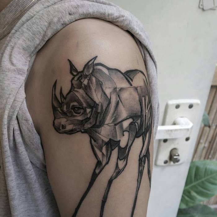 tatuaje rinoceronte 35