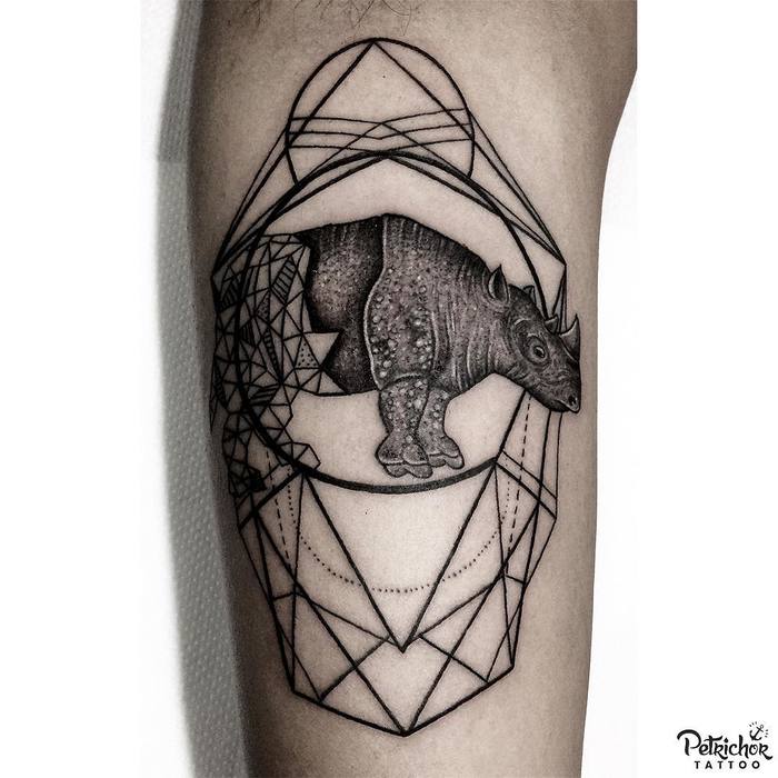 tatuaje rinoceronte 37