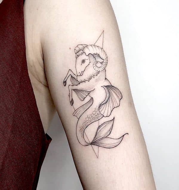 tatuaje signo zodiaco capricornio 68
