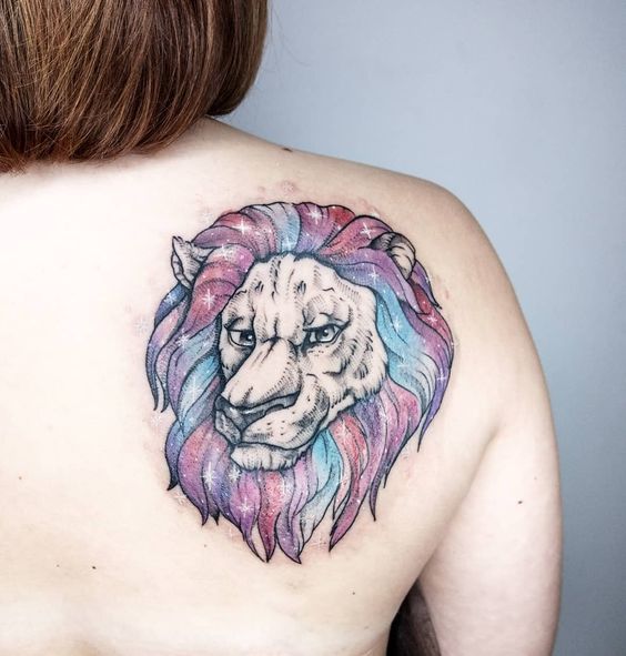 tatuaje signo zodiaco leo 30