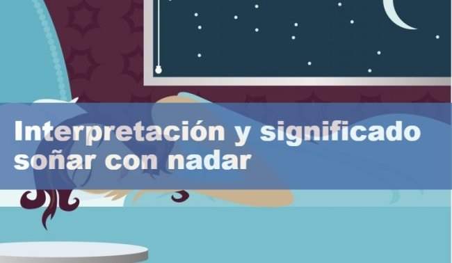 significado sonar con nadar