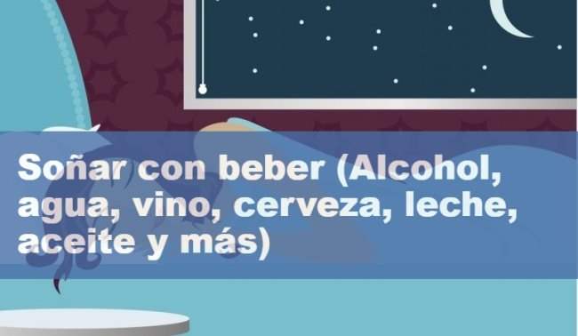 sonar con beber