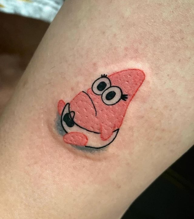 tattoo bob esponja 07