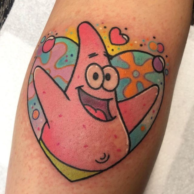 tattoo bob esponja 08