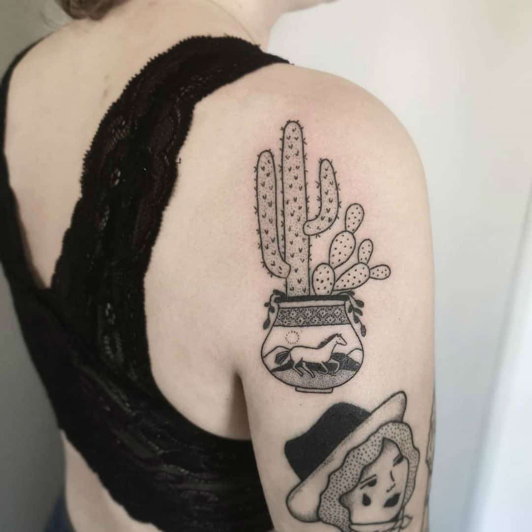 tattoo cactus 132