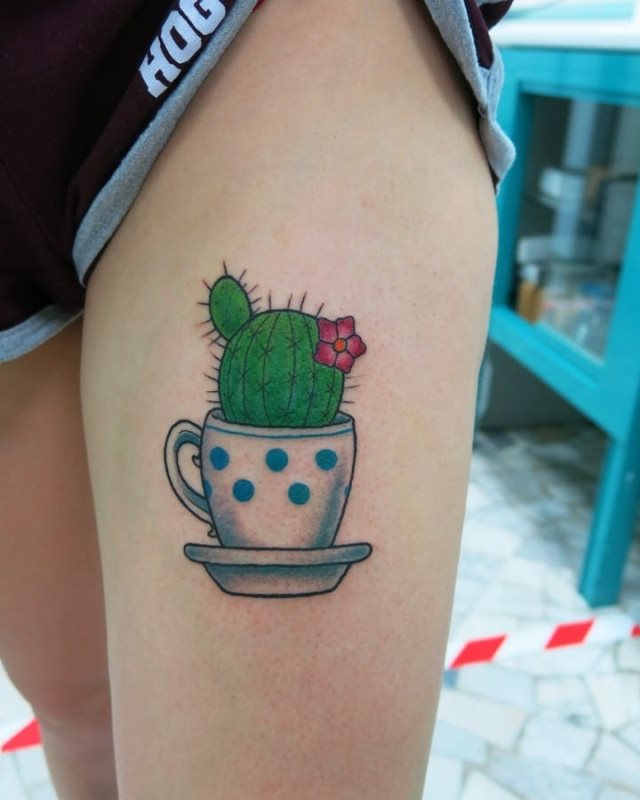 tattoo cactus 91