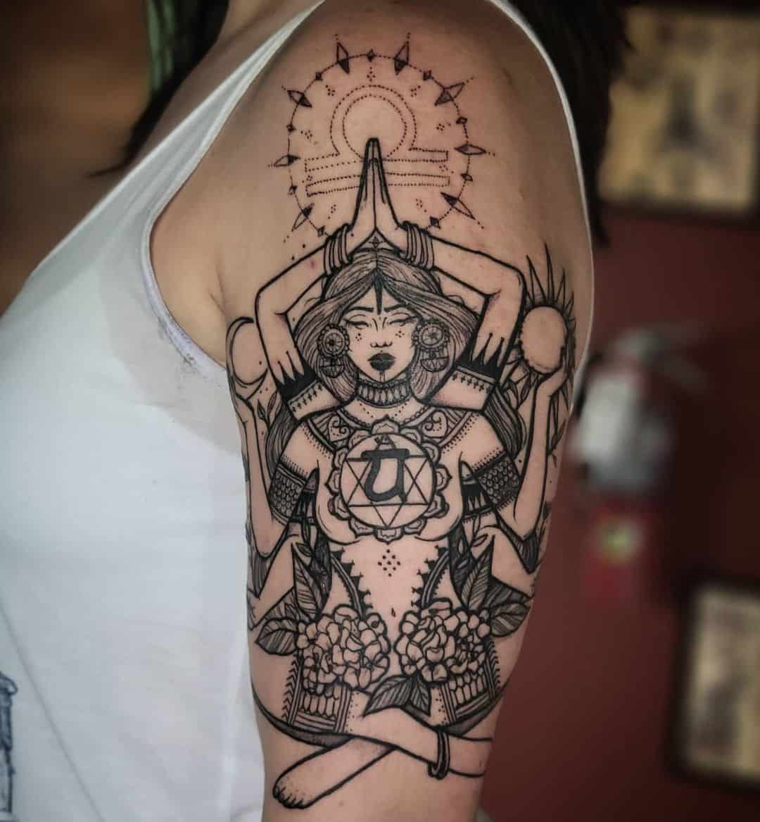 Tatuajes de los 7 diferentes chakras (69 diseños modernos)