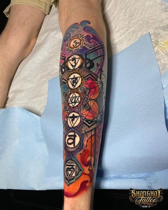 tattoo chakra 45