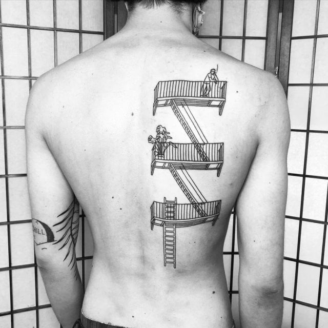tattoo escaleras 14