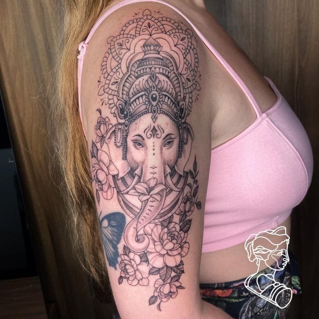 100 Tatuajes del Dios hindú Ganesha: Elimina los obstáculos