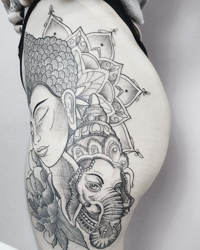 tattoo ganesha 23