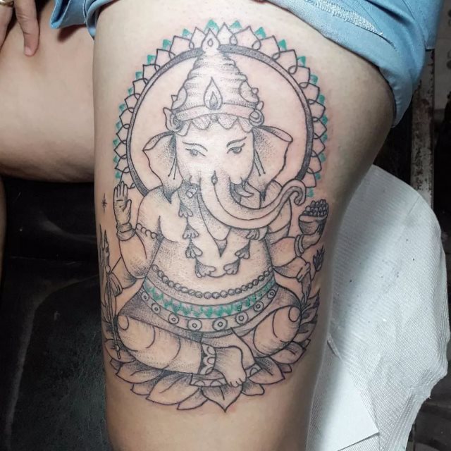 tattoo ganesha 84