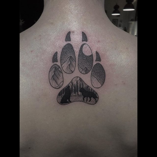 tattoo garra lobo 05