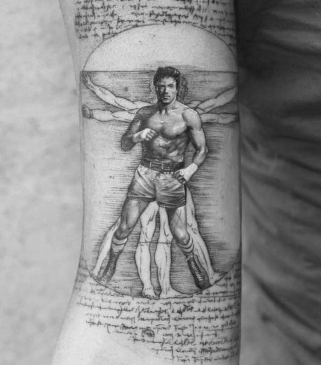 tattoo hombre vitruvio 04