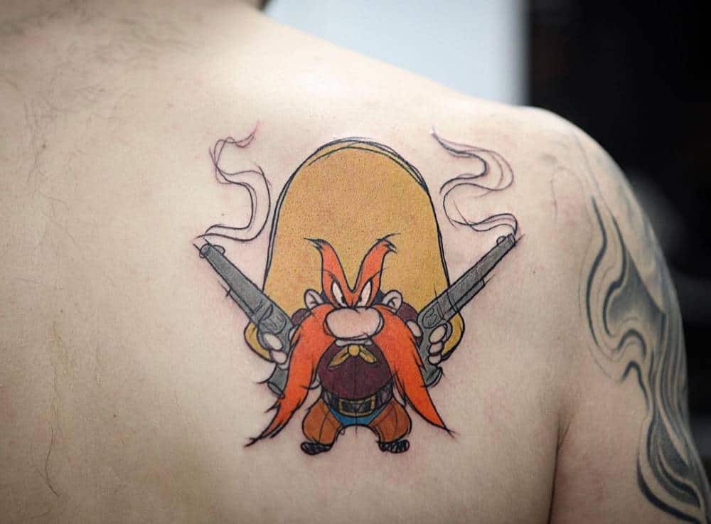 tattoo looney tunes 123