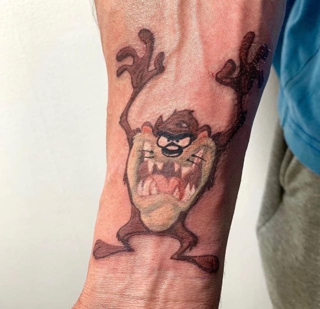 Tatuajes del Demonio de Tasmania: 13 diseños llenos de color