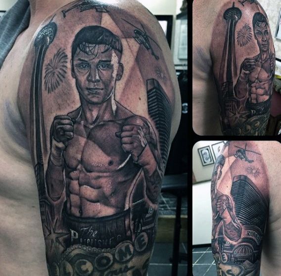 tattoo lucha boxeo 22