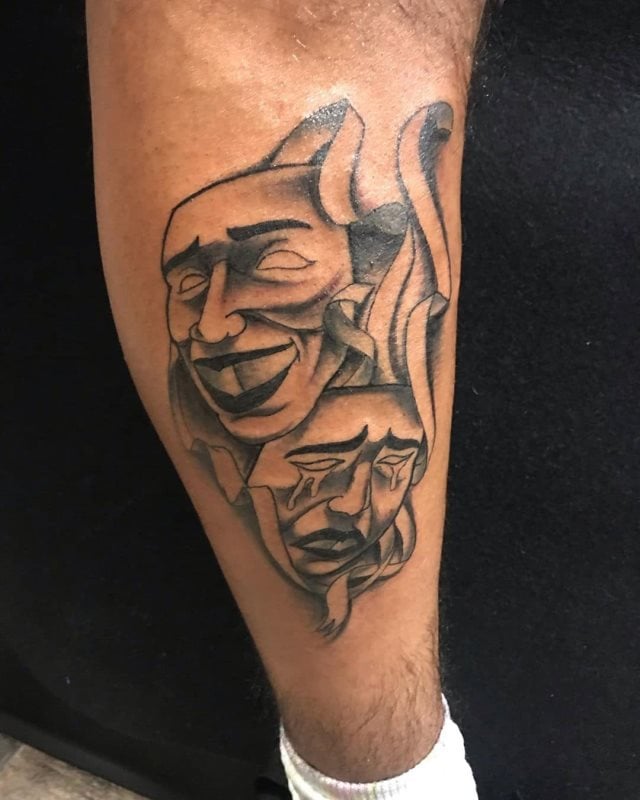 tattoo mascara careta drama 73