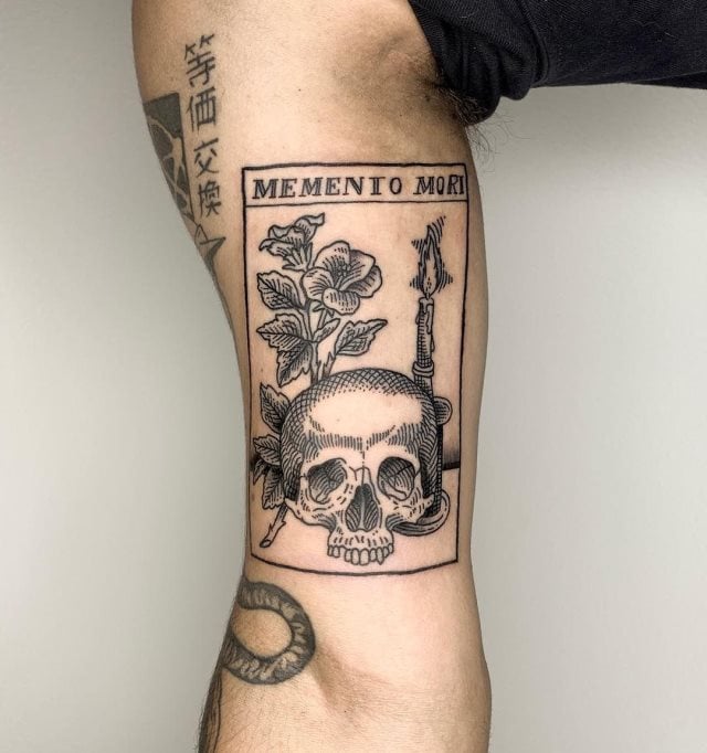 tattoo memento mori 74