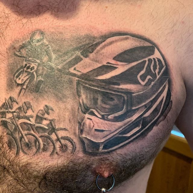 tattoo motocross 122