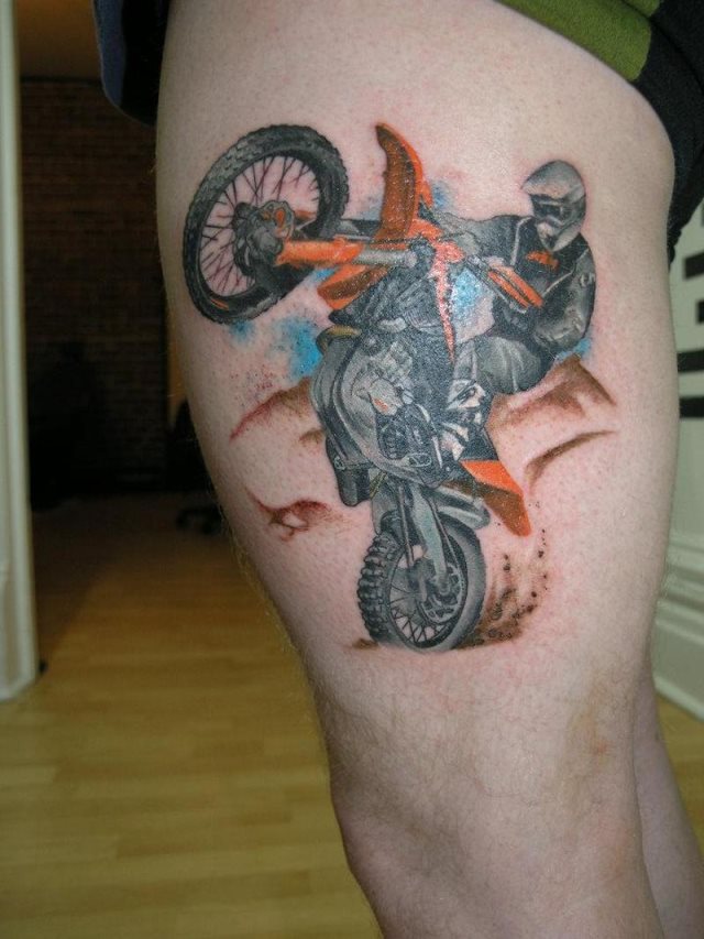 tattoo motocross 132
