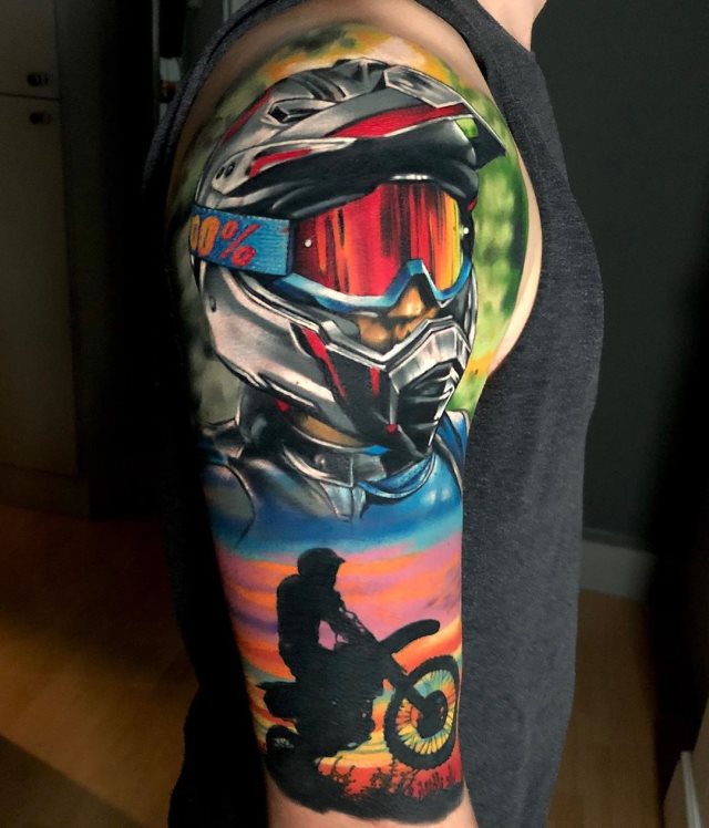 tattoo motocross 134