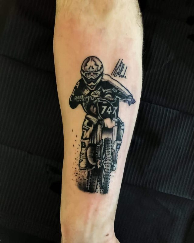 tattoo motocross 44
