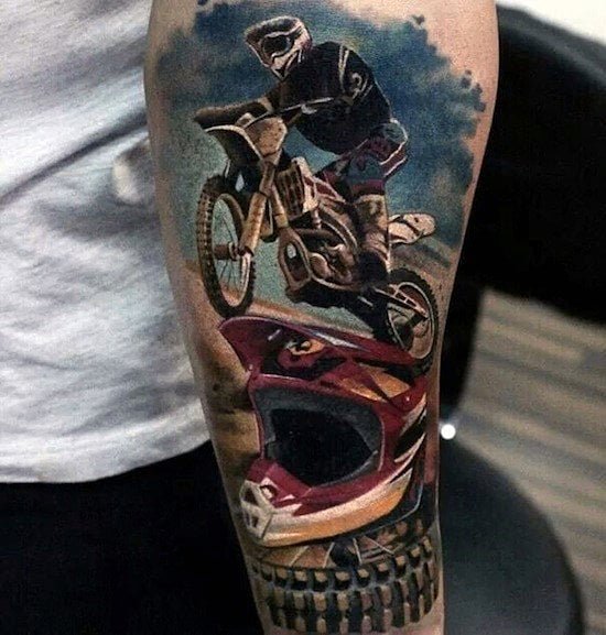tattoo motocross 57