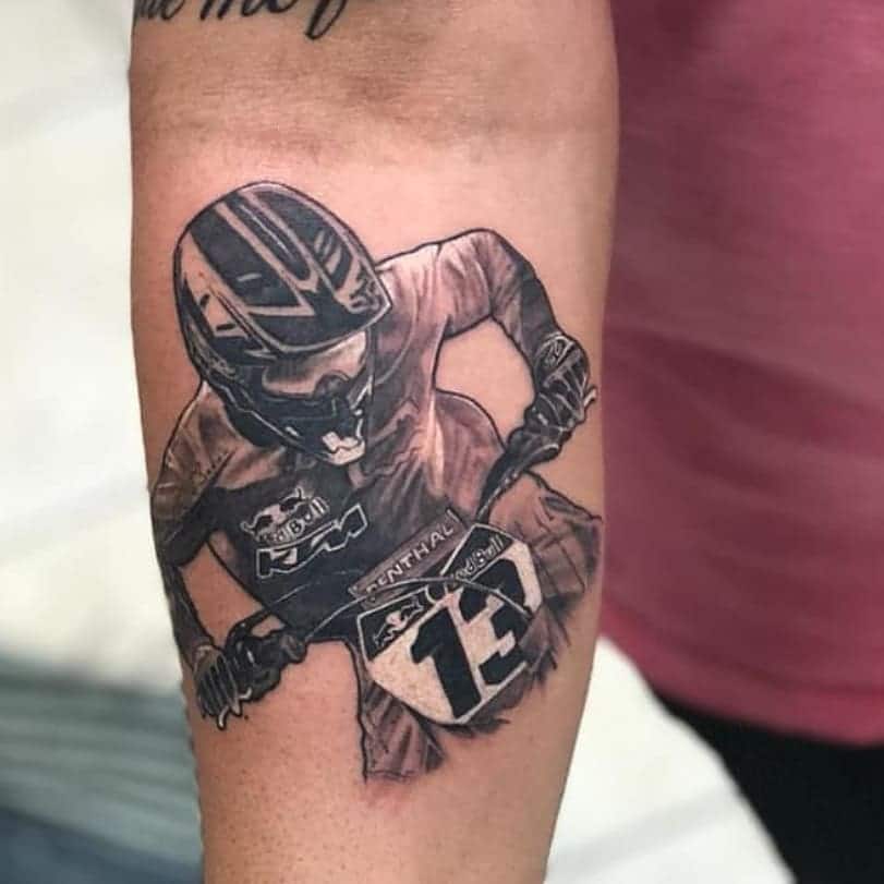 tattoo motocross 66