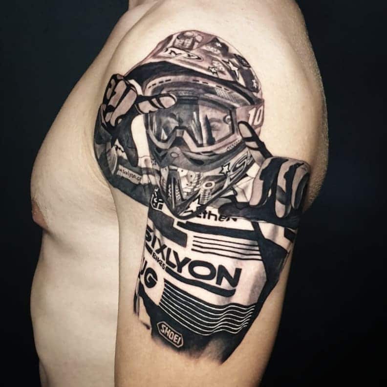 tattoo motocross 91