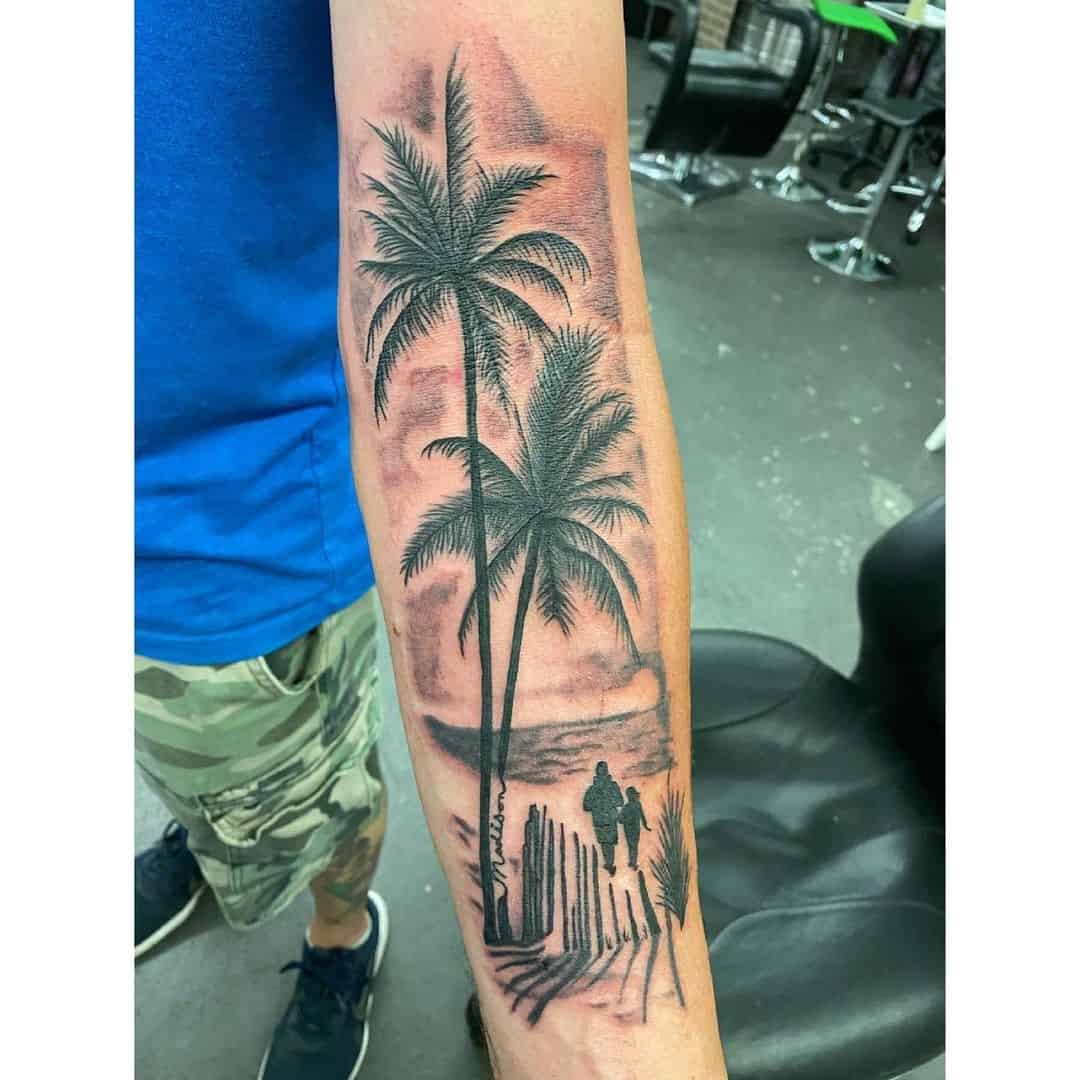 tattoo palmera 11