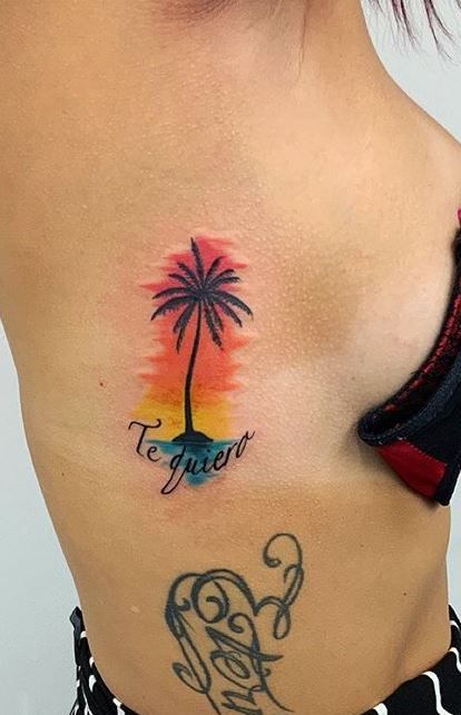 tattoo palmera 114