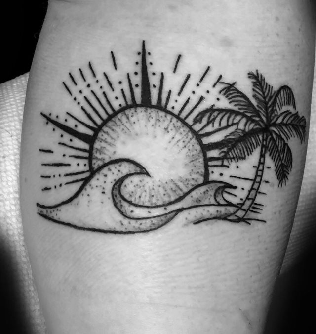 tattoo palmera 122