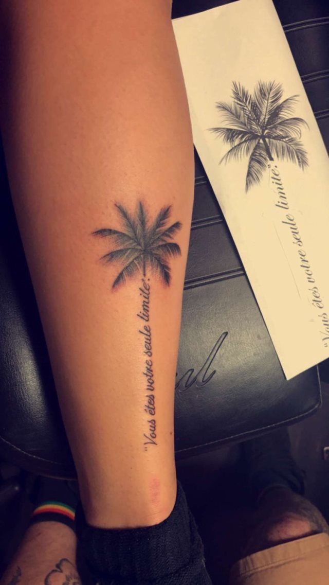 tattoo palmera 138