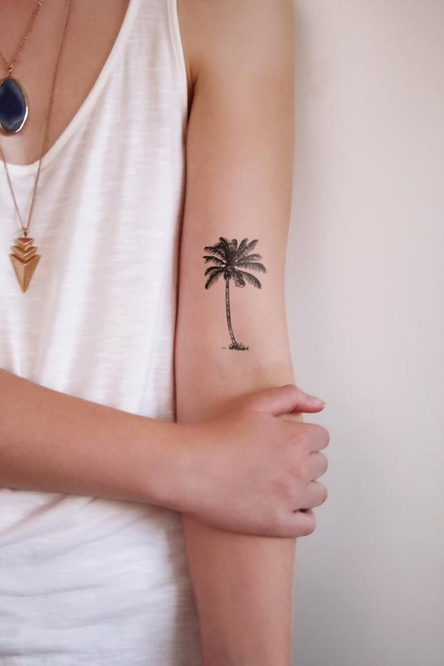 tattoo palmera 142