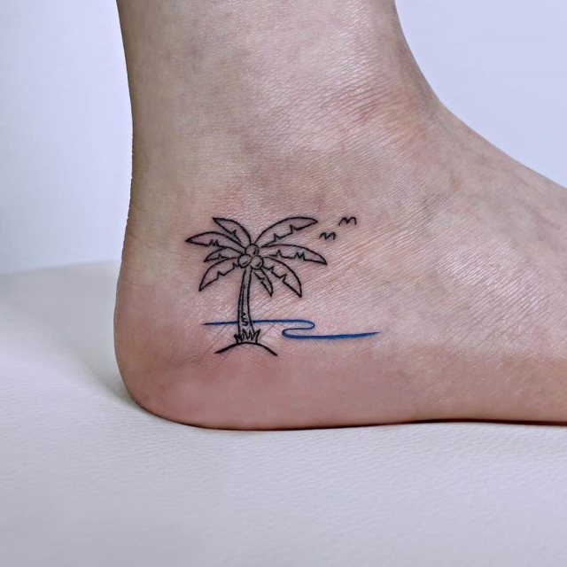 tattoo palmera 16