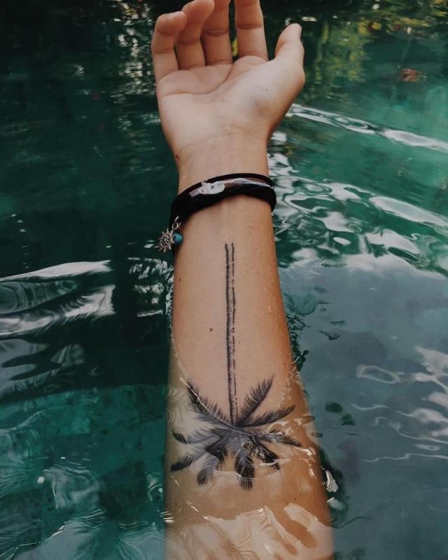 tattoo palmera 174