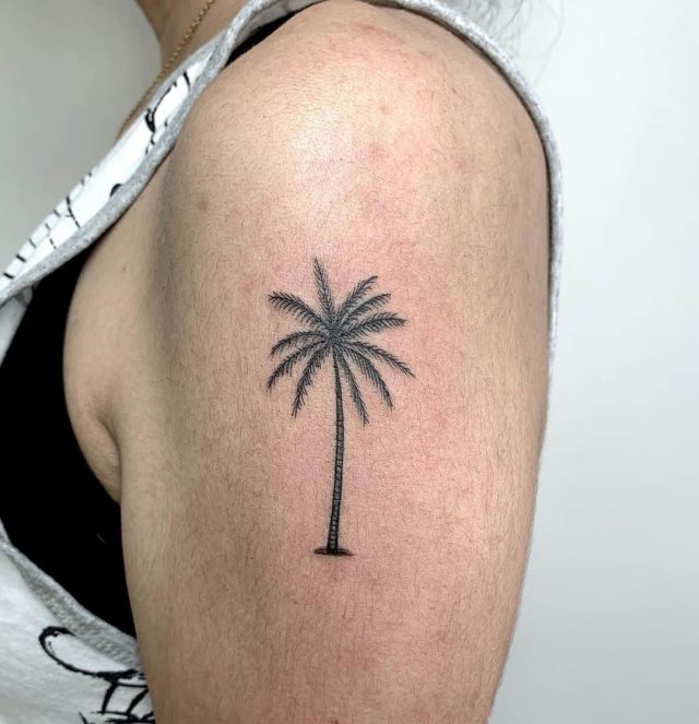 tattoo palmera 18