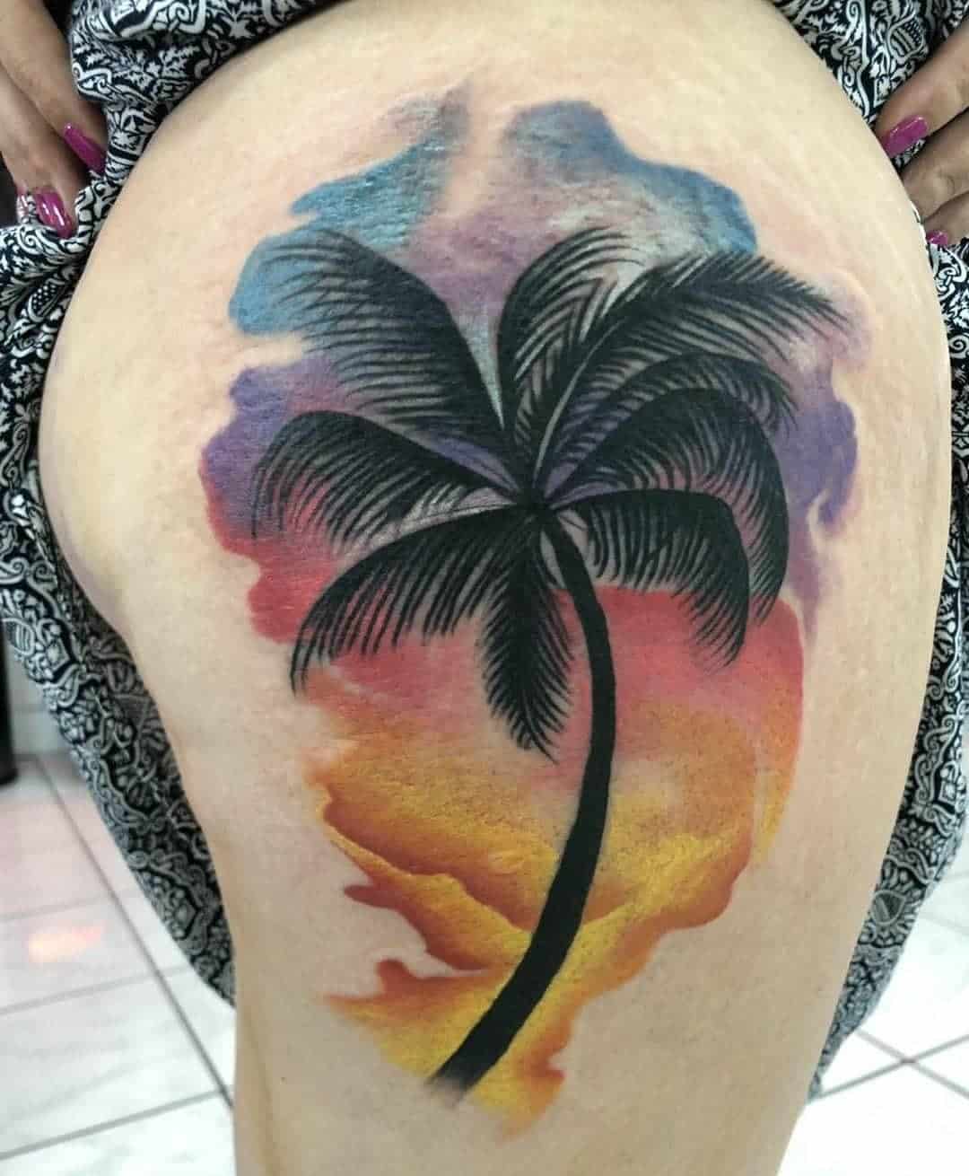 tattoo palmera 232