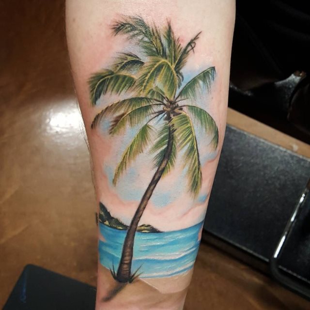 tattoo palmera 26