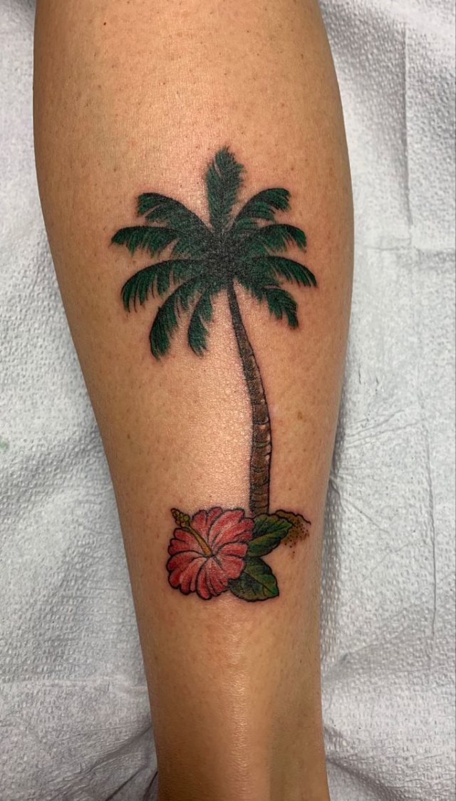 tattoo palmera 38