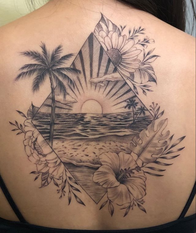 tattoo palmera 45