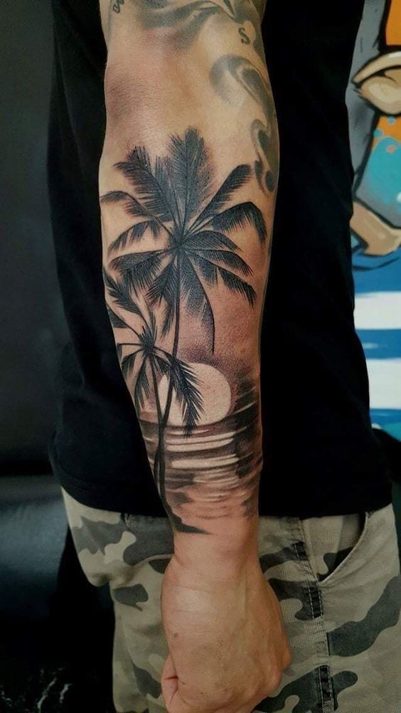tattoo palmera 91