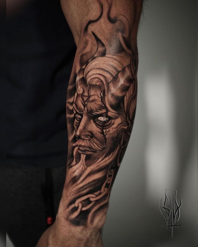 tattoo perro hades 09