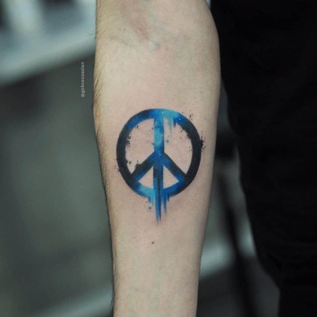 tattoo simbolo paz 112