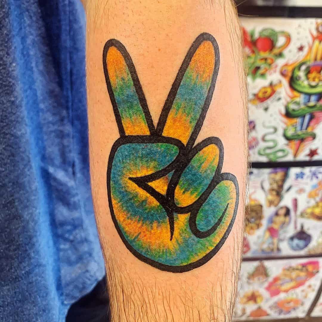 tattoo simbolo paz 113