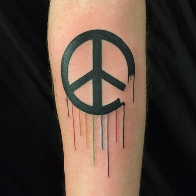 tattoo simbolo paz 23