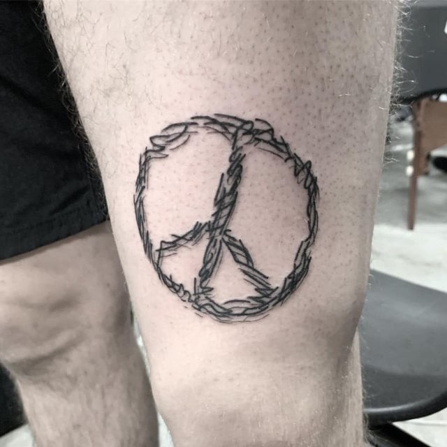 tattoo simbolo paz 41