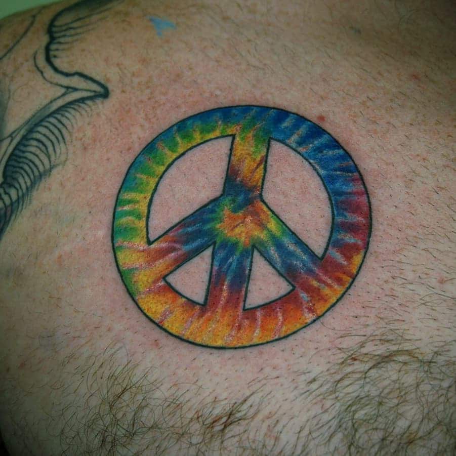 tattoo simbolo paz 63