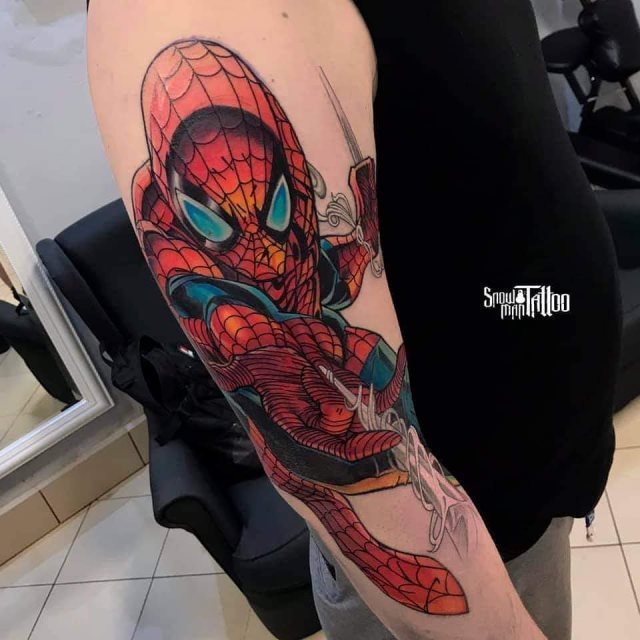 tattoo spiderman 07